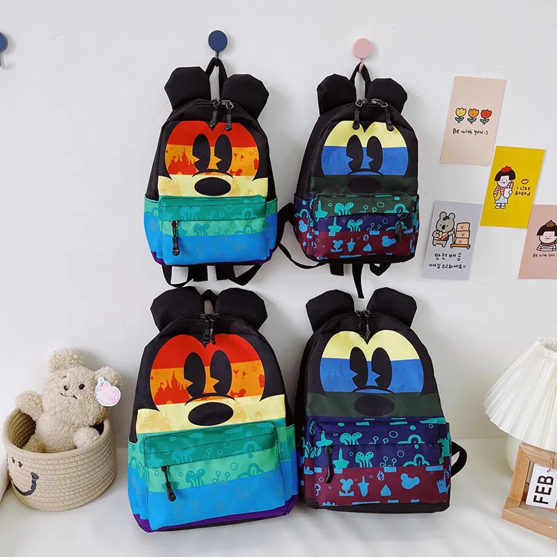 Disney Mickey Mouse Kindergarten Backpack Anime Cartoon School Bag For Boys Girls Baby Children Kids School Bags Satchel Gift
Disney Mickey Mouse Kindergarten Backpack Anime Cartoon School Bag For Boys Girls Baby Children Kids School Bags Satchel Gift