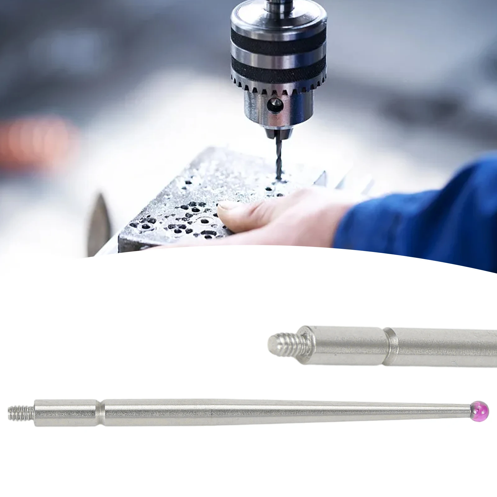 Contact Points Probe M1.6 Threaded Shank 2mm Diameter Ru By Ball For 513-115 For 513-215F For 513-215FE For 513-215N
Contact Points Probe M1.6 Threaded Shank 2mm Diameter Ru By Ball For 513-115 For 513-215F For 513-215FE For 513-215N