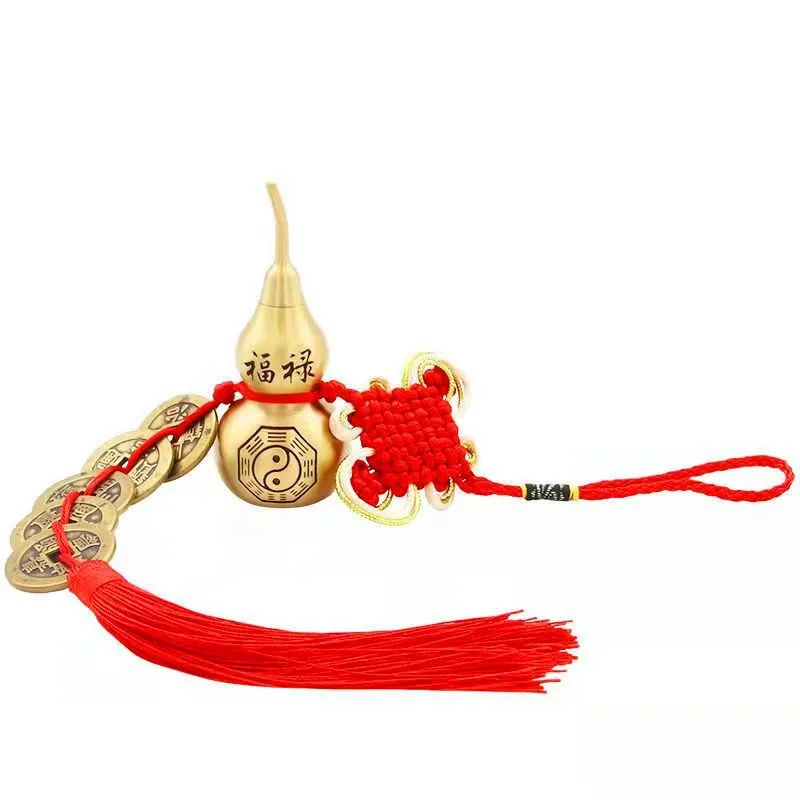 Chinese Feng Shui Bell Five Emperor Copper Coin Pendant Car Home Decoration for Peace and Safe
Chinese Feng Shui Bell Five Emperor Copper Coin Pendant Car Home Decoration for Peace and Safe