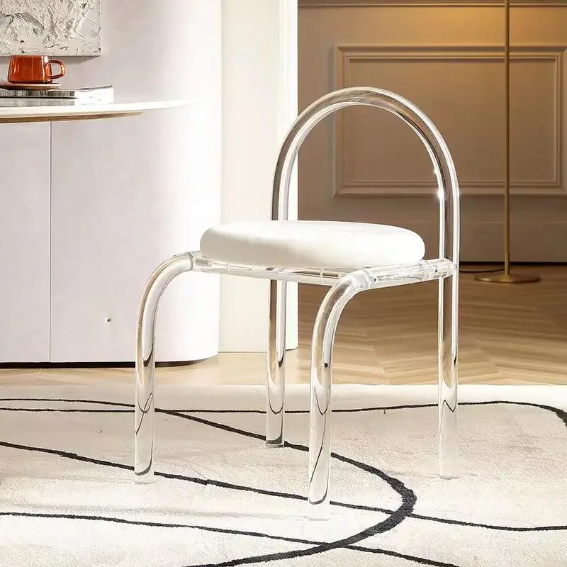 Six Colors Crystal Makeup Chair Modern Acrylic Furniture Unique Relax Lounge Dining Chair Clear Meubles De Salon Household Items
Six Colors Crystal Makeup Chair Modern Acrylic Furniture Unique Relax Lounge Dining Chair Clear Meubles De Salon Household Items