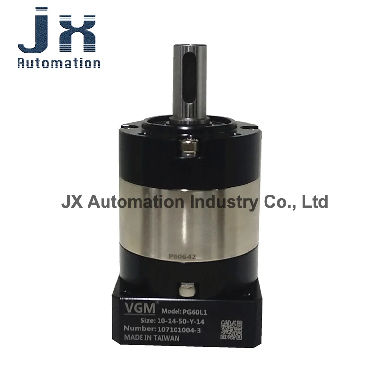 Original Taiwan VGM Planetary Gearbox PG60L1-10-14-50-Y-14 For 400W Servo Motor
Original Taiwan VGM Planetary Gearbox PG60L1-10-14-50-Y-14 For 400W Servo Motor