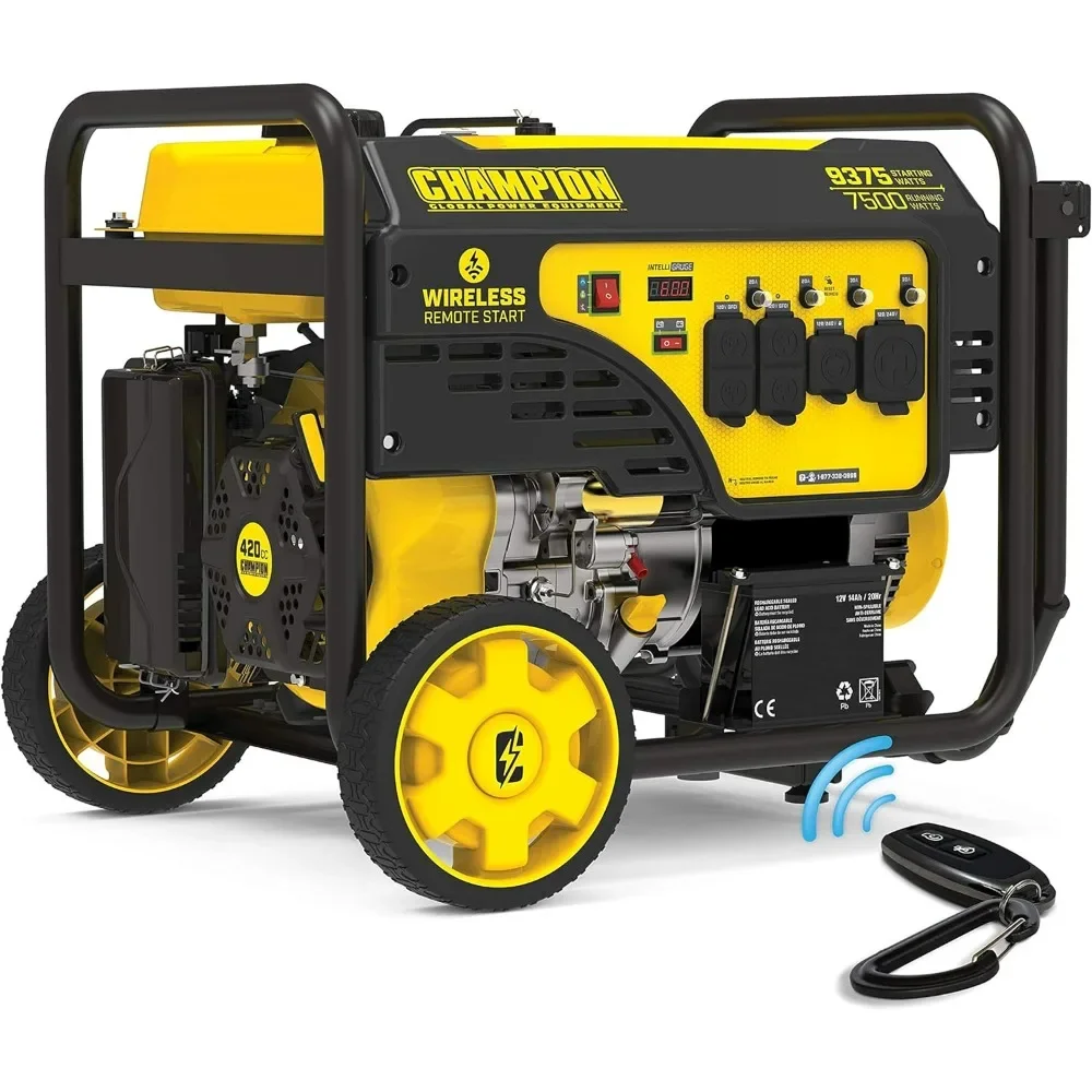 Портативный генератор Champion Power Equipment 201004, 9375/7500 Вт, беспроводной пульт дистанционного управления
Портативный генератор Champion Power Equipment 201004, 9375/7500 Вт, беспроводной пульт дистанционного управления