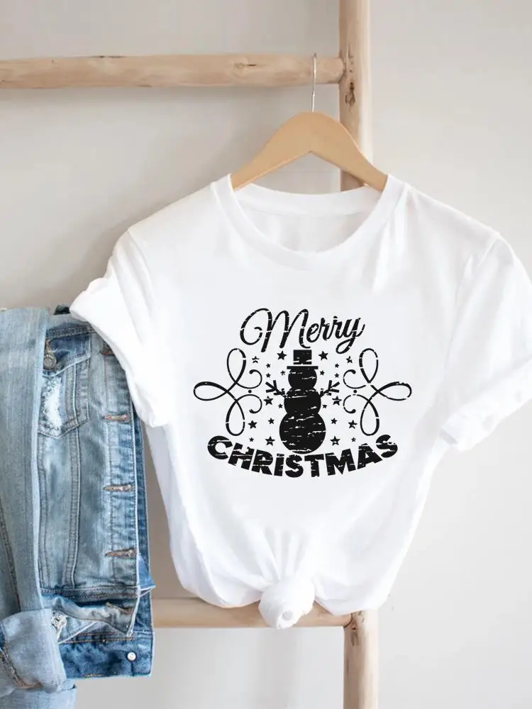 Snowman Style Trend Graphic T Shirt Fashion Print Women Merry Christmas Clothing New Year Top Holiday T-shirt Short Sleeve Tee 
Snowman Style Trend Graphic T Shirt Fashion Print Women Merry Christmas Clothing New Year Top Holiday T-shirt Short Sleeve Tee