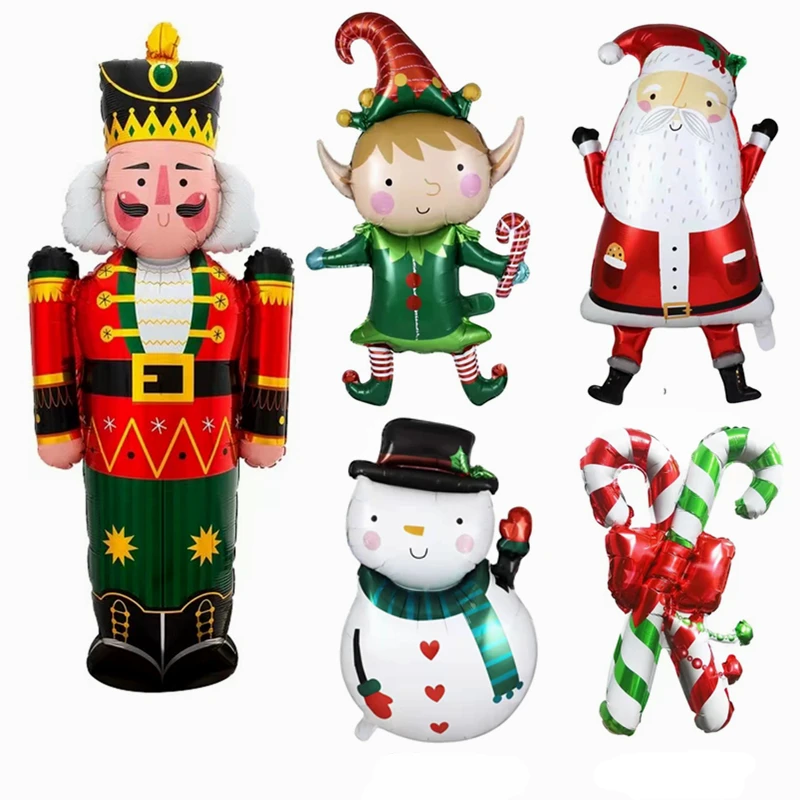 2023 New Christmas red beckoning old man snowman green clown bow cane Merry Christmas holiday decoration aluminum film balloon
2023 New Christmas red beckoning old man snowman green clown bow cane Merry Christmas holiday decoration aluminum film balloon