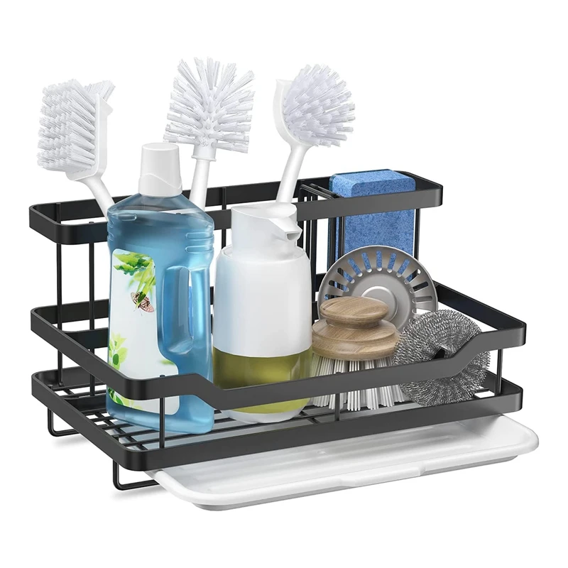 Stainless Steel Kitchen Sink Countertop Storage Holder Multifunction Sponge Towel Drain Holder 22X14.5X12cm
Stainless Steel Kitchen Sink Countertop Storage Holder Multifunction Sponge Towel Drain Holder 22X14.5X12cm