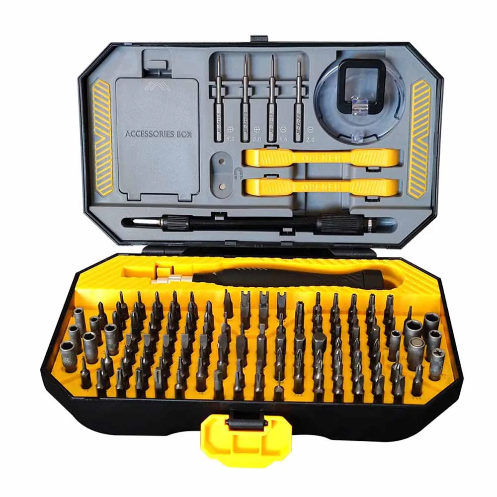 

145-Piece Precision Screwdriver Bit Set For Mobile Phones, Computers, Cross Shaped Disassembly And Maintenance Tools