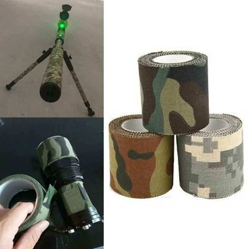 Camo Pattern Tape Camouflage Invisible Accessories Reusable Self Cling Camo Fabric Tape Wrap Outdoor Equipment Hidden 5x450cm
Camo Pattern Tape Camouflage Invisible Accessories Reusable Self Cling Camo Fabric Tape Wrap Outdoor Equipment Hidden 5x450cm