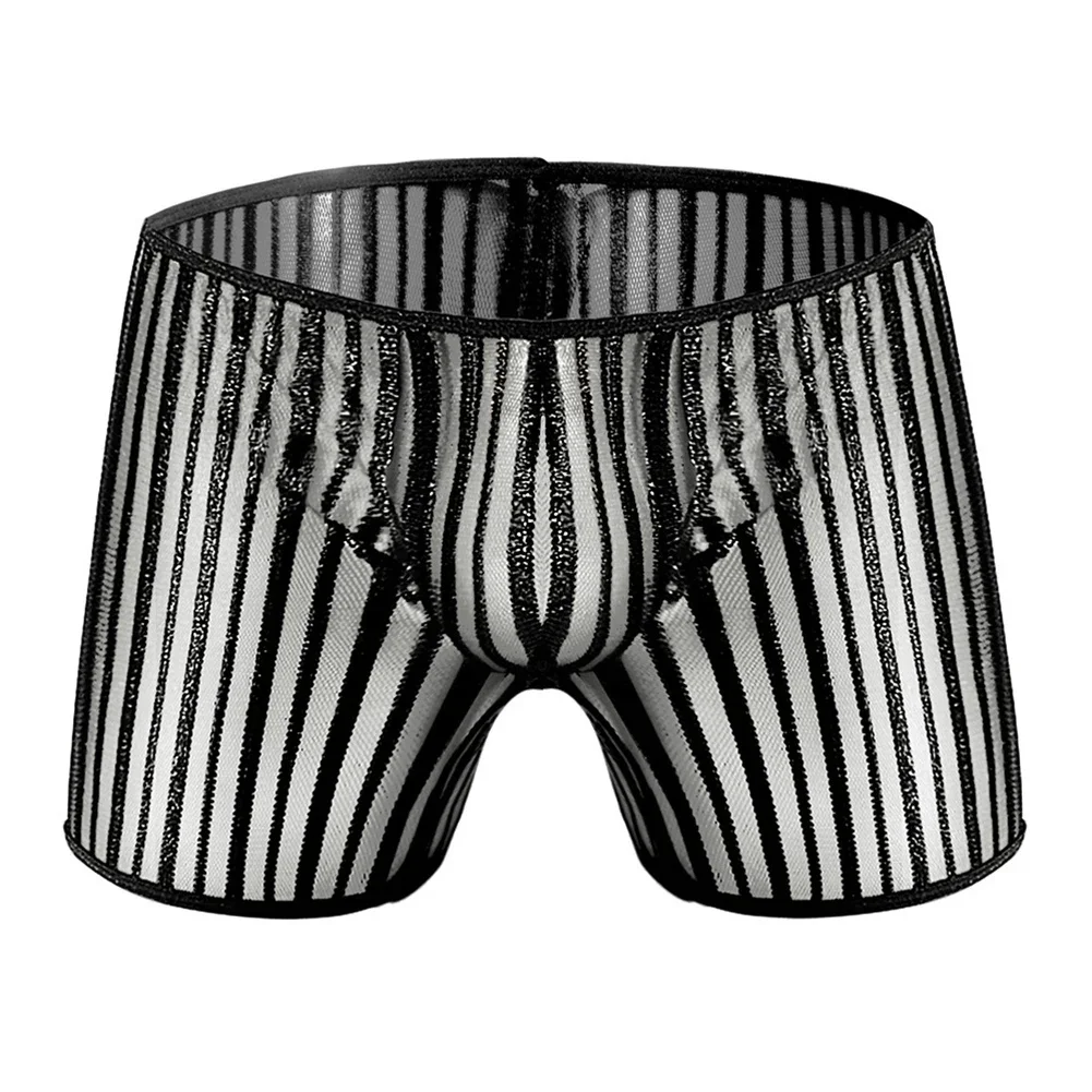 New Sexy Men Stripe Mesh Low Rise Lingerie Shorts Clubwear Panties Underwear Underpants Boxer Briefs Erotic Pouch Mens Boxers
New Sexy Men Stripe Mesh Low Rise Lingerie Shorts Clubwear Panties Underwear Underpants Boxer Briefs Erotic Pouch Mens Boxers