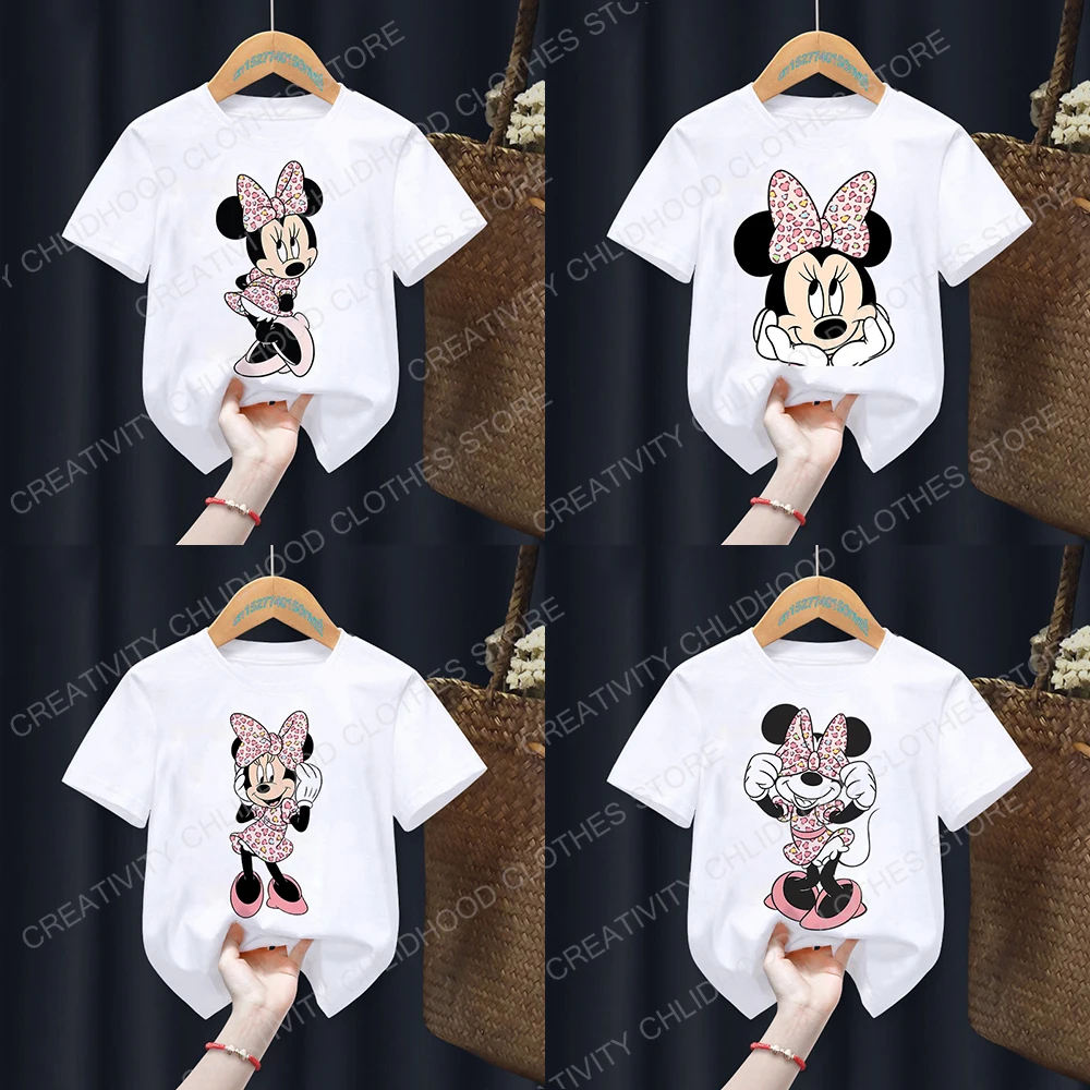 Minnie Children T-shirt Kawaii Disney T Shirt Floral Mickey Mouse Anime Cartoon Casual Clothes Kid Girl Boy Short Sleeve Top Tee
Minnie Children T-shirt Kawaii Disney T Shirt Floral Mickey Mouse Anime Cartoon Casual Clothes Kid Girl Boy Short Sleeve Top Tee