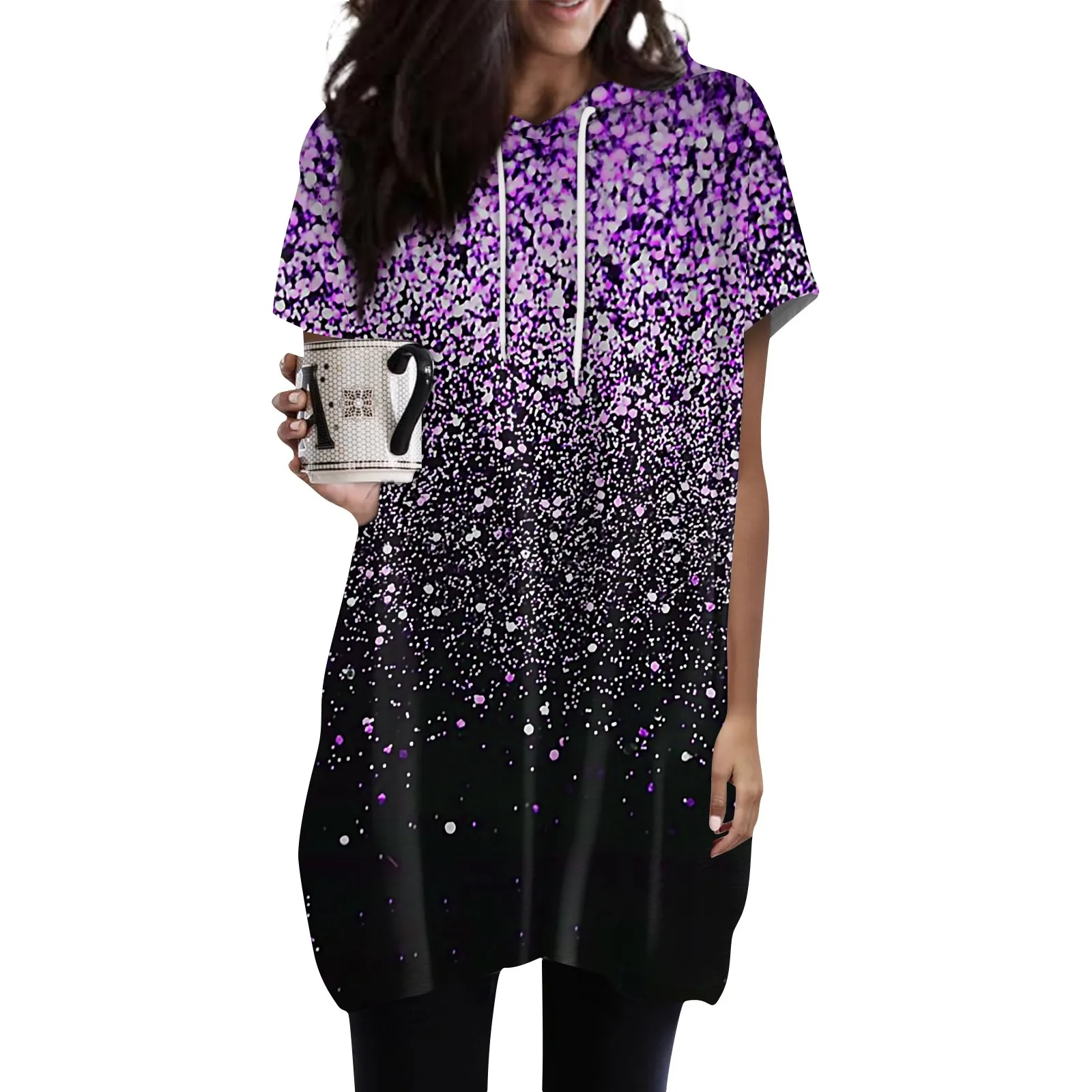 Women'S Hoodies Casual Short Sleeve Shirts Fashion Print Tunic Tops With Pockets Ropa De Mujer Tops For Women 여성옷 футболки
Women'S Hoodies Casual Short Sleeve Shirts Fashion Print Tunic Tops With Pockets Ropa De Mujer Tops For Women 여성옷 футболки