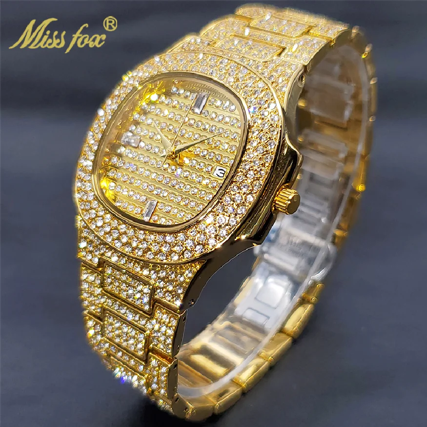 New Golden Classic Style Watch For Men Ultra-thin Stylish Simple Square Watches With Moissanite Band Jewelry Gift Dropshipping
New Golden Classic Style Watch For Men Ultra-thin Stylish Simple Square Watches With Moissanite Band Jewelry Gift Dropshipping