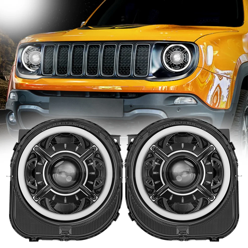 Комплект для переоборудования светодиодных фар Jeep Renegade, комплект для переоборудования фар, подходит для Jeep Renegade 2018, 2019, 2020, 2021
Комплект для переоборудования светодиодных фар Jeep Renegade, комплект для переоборудования фар, подходит для Jeep Renegade 2018, 2019, 2020, 2021