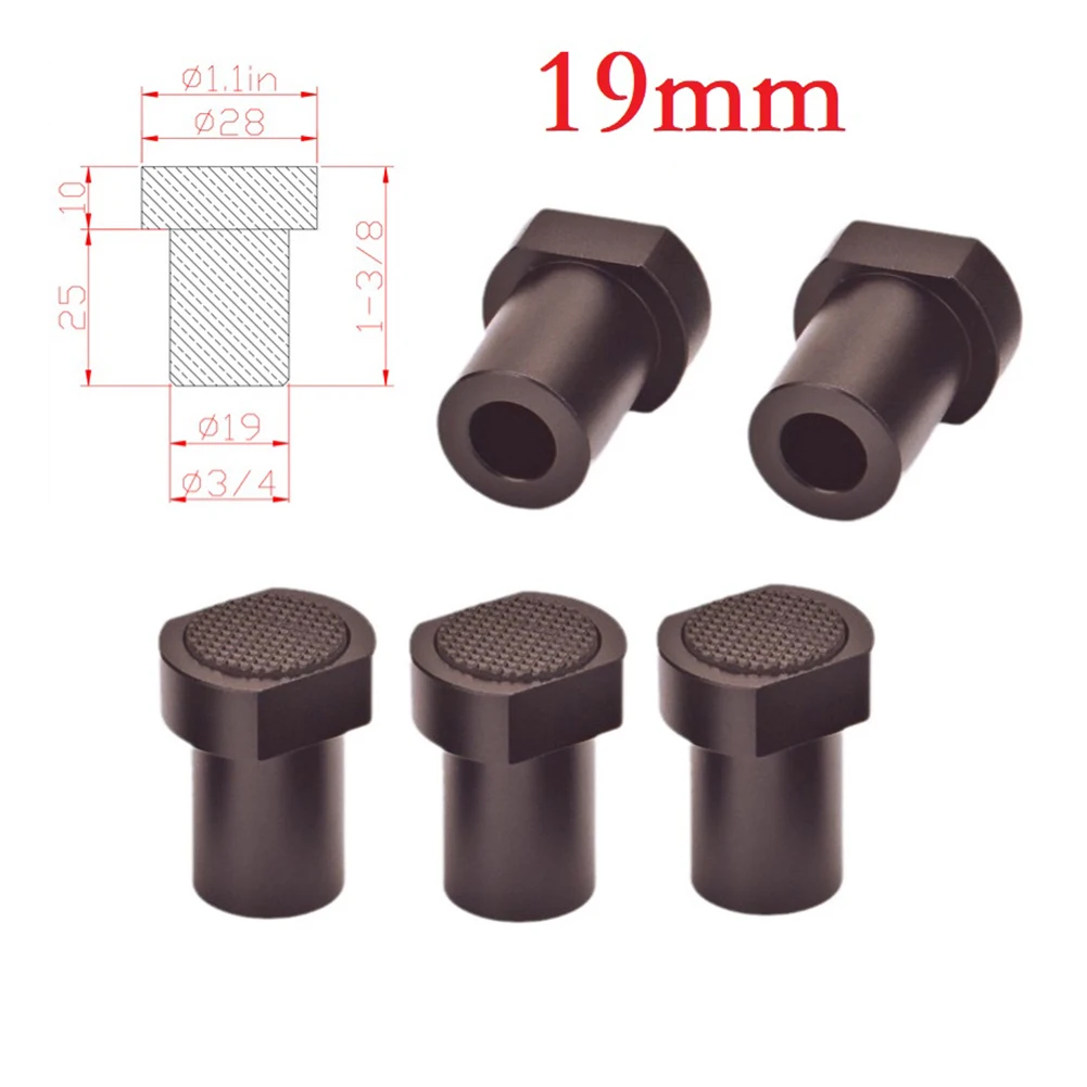 

5pcs Table Limit Block 19mm/20mm Aluminum Alloy Workbench Peg Brake Stops Clamp Bench Limit Block