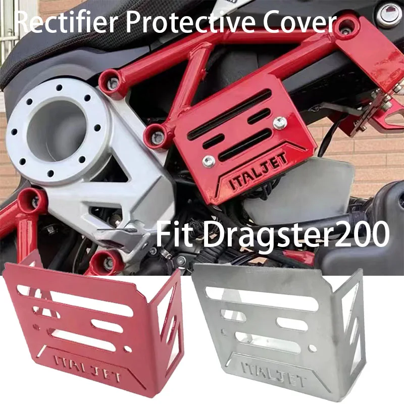 New For Italjet Dragster Rectifier Protective Cover Housing Aluminum Alloy Material Fit Italjet Dragster 200 / 250i / 125 / 400
New For Italjet Dragster Rectifier Protective Cover Housing Aluminum Alloy Material Fit Italjet Dragster 200 / 250i / 125 / 400