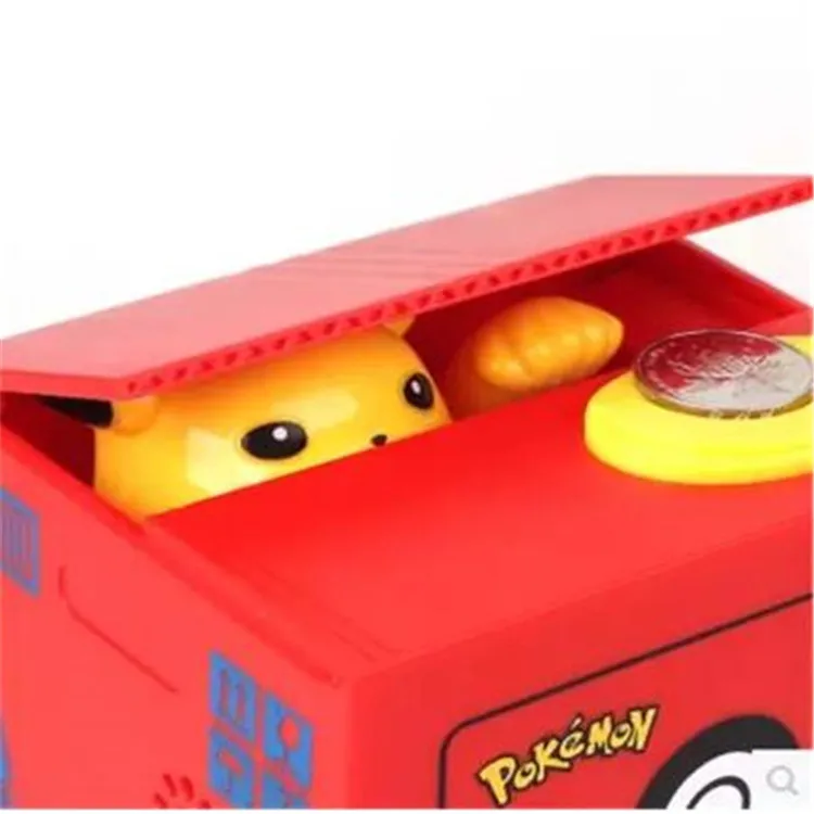 12cm Pokemon Piggy Bank Action Figure Anime Cartoon Pikachu Electronic Plastic Money Box Steal Coin Piggy Bank Pokémon Kid Gift
12cm Pokemon Piggy Bank Action Figure Anime Cartoon Pikachu Electronic Plastic Money Box Steal Coin Piggy Bank Pokémon Kid Gift