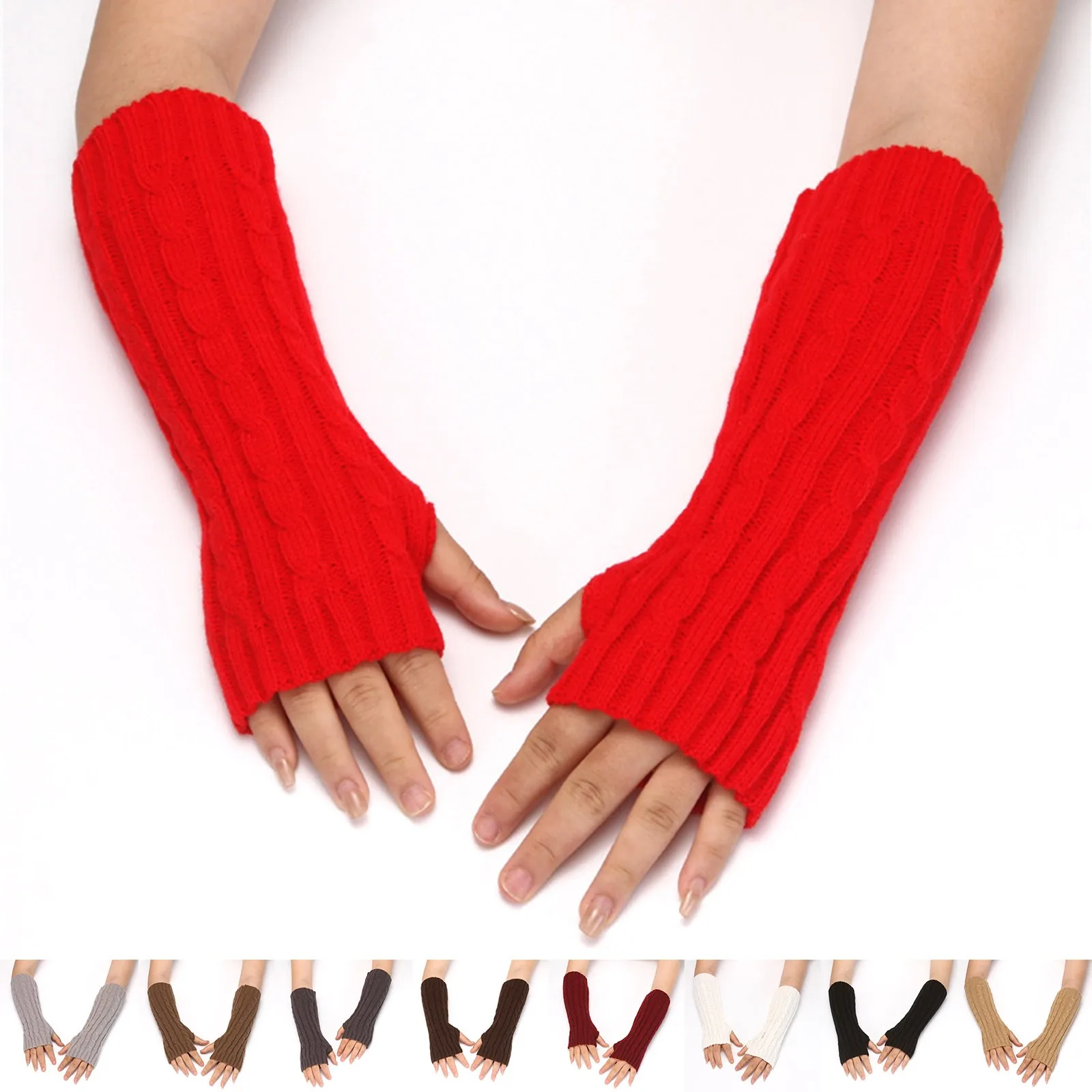 Winter Woman Ladies Fashion Furry Fingerless Gloves Winter Warm Soft Knitted Mittens Thickened Fingered Plus Gloves
Winter Woman Ladies Fashion Furry Fingerless Gloves Winter Warm Soft Knitted Mittens Thickened Fingered Plus Gloves
