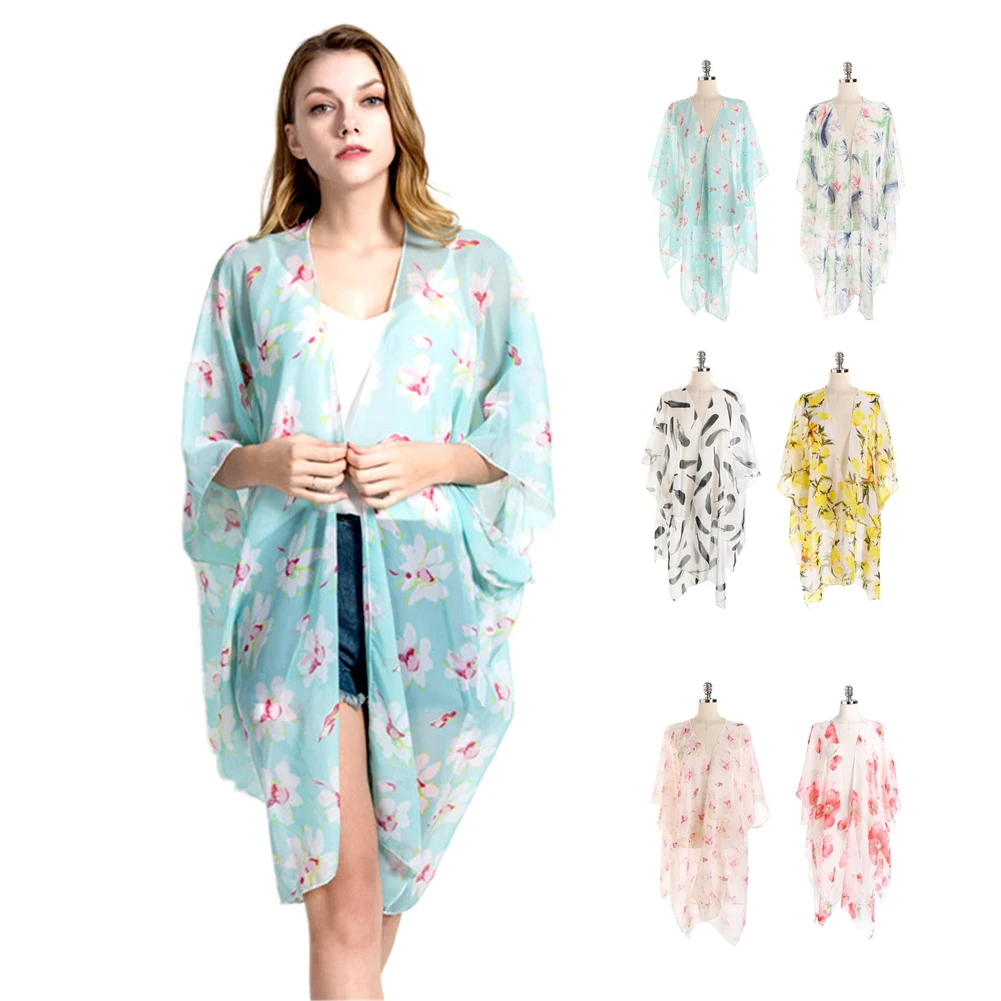 Sexy Women Shawl Beach Sun Protection Flowers Cardigan Ladies Holiday Casual Elegance Loose Beach Shade Bikini Smock Kimono
Sexy Women Shawl Beach Sun Protection Flowers Cardigan Ladies Holiday Casual Elegance Loose Beach Shade Bikini Smock Kimono