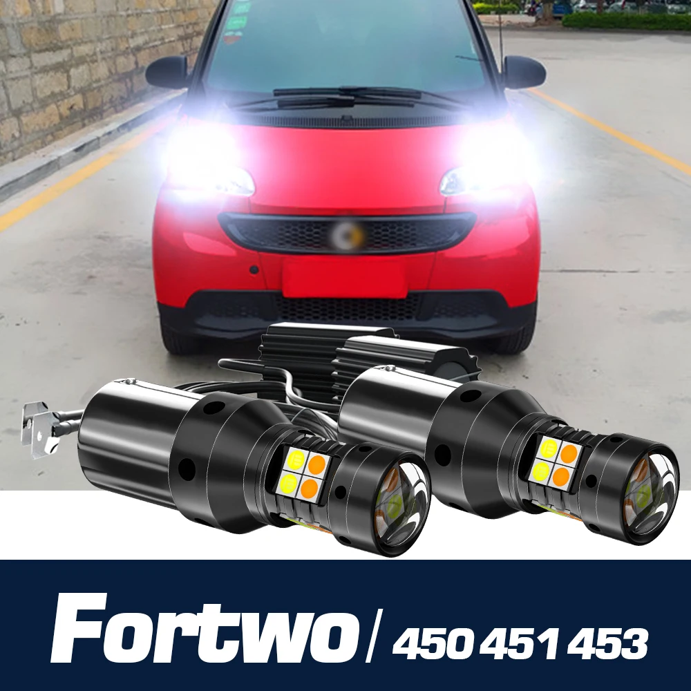 2pcs LED Dual Mode Turn Signal+Daytime Running Light Canbus Accessories DRL For Smart Fortwo MK1 450 MK2 451 MK3 453 1998-2019
2pcs LED Dual Mode Turn Signal+Daytime Running Light Canbus Accessories DRL For Smart Fortwo MK1 450 MK2 451 MK3 453 1998-2019