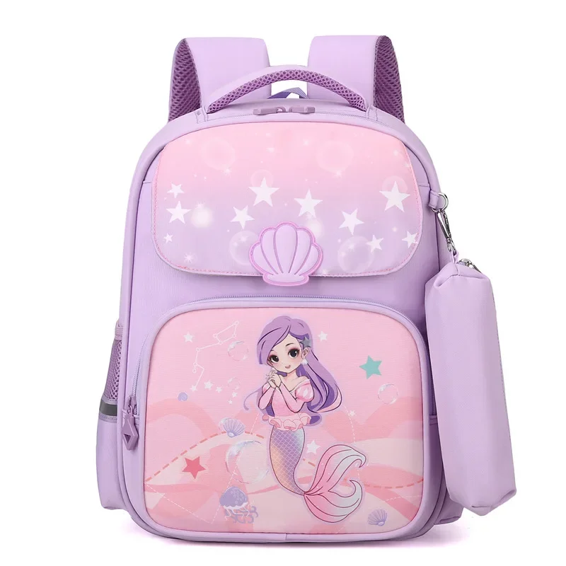 Mermaid Princess Backpack for Girls Primary School Students 1-3-5 Grade Weight Relief Waterproof Spine Backpack for Children
Mermaid Princess Backpack for Girls Primary School Students 1-3-5 Grade Weight Relief Waterproof Spine Backpack for Children