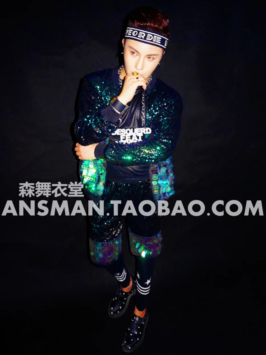 British Fashion Singer Male DJ Fantastic Colorful Green Scaled Hip Hop Baseball Costume Performance Casual Set
British Fashion Singer Male DJ Fantastic Colorful Green Scaled Hip Hop Baseball Costume Performance Casual Set