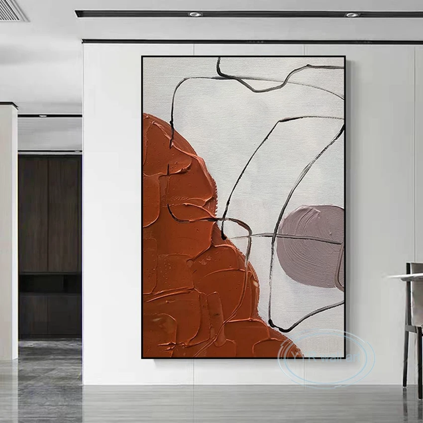 Modern Abstract Minimalist Wall Poster Handmade Oil Painting Room Aesthetics Decoration Hanging Picture Home Hotel Restaurant
Modern Abstract Minimalist Wall Poster Handmade Oil Painting Room Aesthetics Decoration Hanging Picture Home Hotel Restaurant