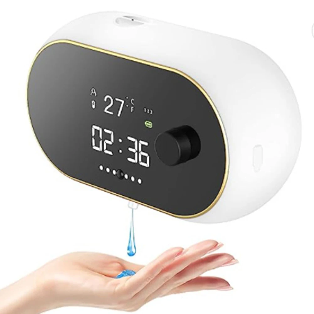 Automatic Foam Soap Dispenser Touchless Sensor Charge Foam Machine Time Temperature Display Wall Mount HandSanitizer
Automatic Foam Soap Dispenser Touchless Sensor Charge Foam Machine Time Temperature Display Wall Mount HandSanitizer