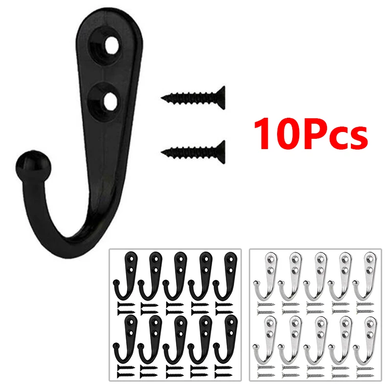 10pcs Zinc Alloy Antique Clothes Hook Wall Mounted Hook Coat Hat Small Hooks Key Hanger With Screws Home Vintage Hanging Hooks
10pcs Zinc Alloy Antique Clothes Hook Wall Mounted Hook Coat Hat Small Hooks Key Hanger With Screws Home Vintage Hanging Hooks