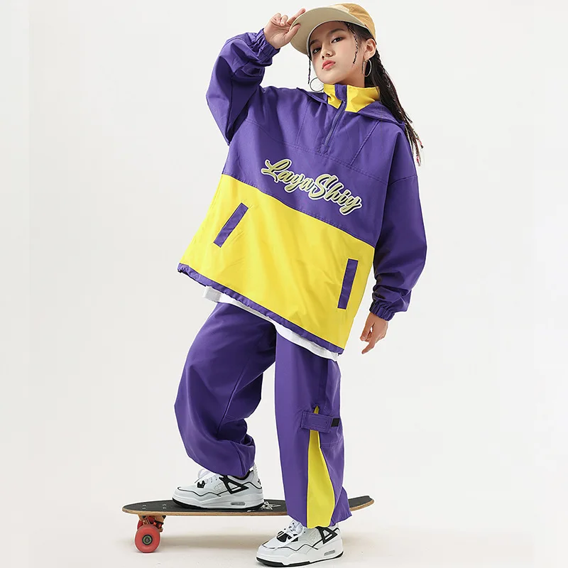 Kids Sports Hip Hop Suits Sets Hooded Jacket Pant Boys Girls Streetwear Casual Loose Jacket Pant Tracksuits Stage Dance Clothing
Kids Sports Hip Hop Suits Sets Hooded Jacket Pant Boys Girls Streetwear Casual Loose Jacket Pant Tracksuits Stage Dance Clothing