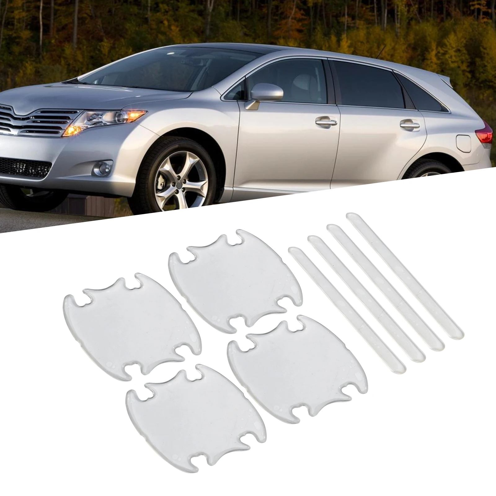 Car Door Handle Bowl Scratch Protective Stickers Reflective Stickers Night Protector Car Handle Anti-collision Protection Strip
Car Door Handle Bowl Scratch Protective Stickers Reflective Stickers Night Protector Car Handle Anti-collision Protection Strip