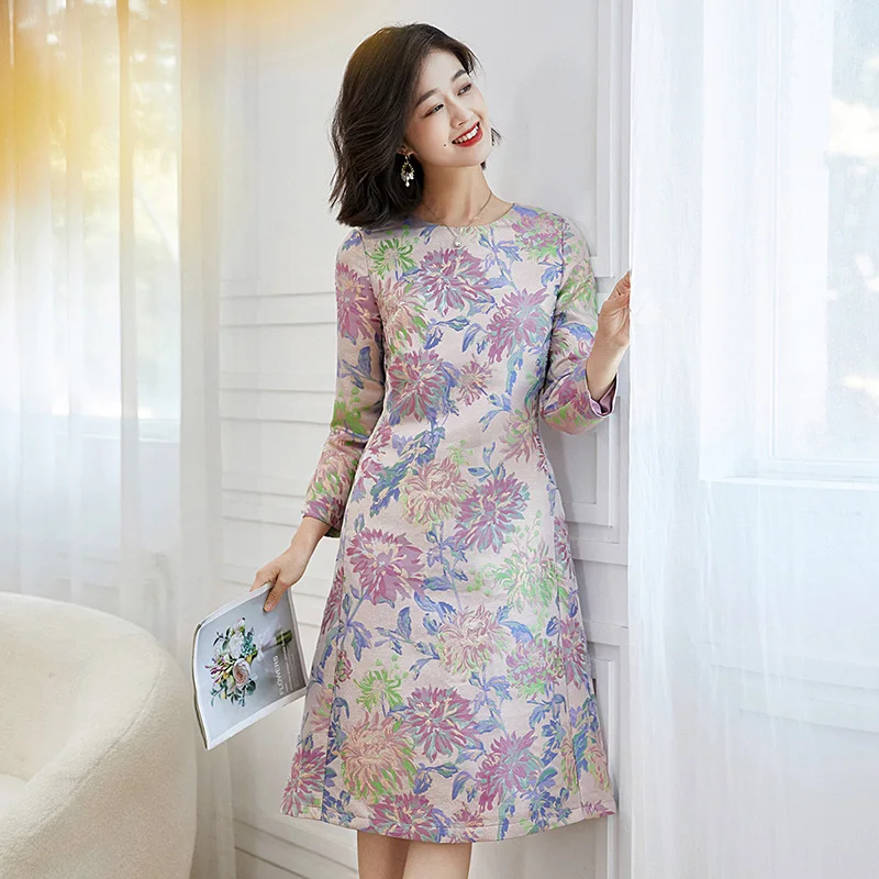 Jacquard Pencil Dress with Half Sleeve, Straight Floral Dress, Thin Knee-Length, Wedding Same Club Clothes, Birthday Gift, 2022
Jacquard Pencil Dress with Half Sleeve, Straight Floral Dress, Thin Knee-Length, Wedding Same Club Clothes, Birthday Gift, 2022