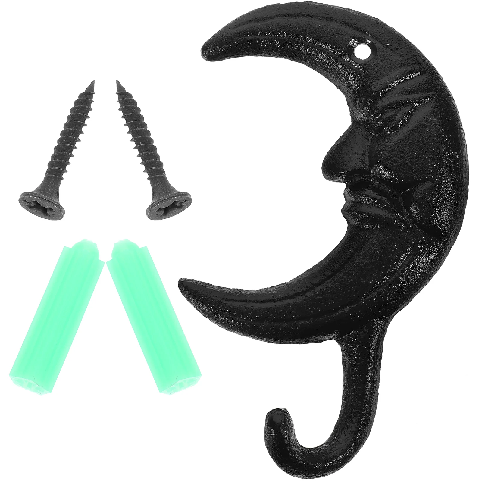 Wall Cast Iron Hook Farmhouse Hooks Decorative Wrought Mounted Heavy Duty Moon Shaped Hanger Towel Retro Key Household
Wall Cast Iron Hook Farmhouse Hooks Decorative Wrought Mounted Heavy Duty Moon Shaped Hanger Towel Retro Key Household