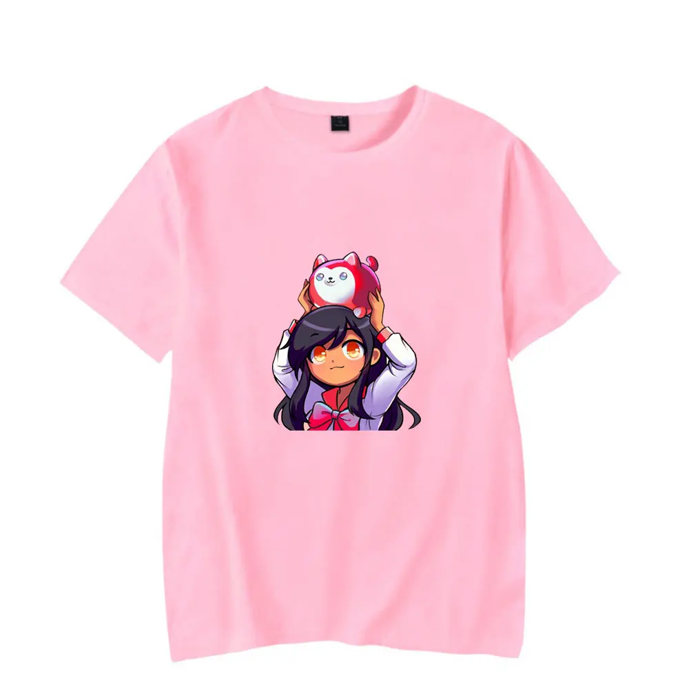 

New Aphmau Merch New 2D Printed girl boys T-shirt Summer Street Fashion Women/Men Sweatshirt Oversize Harajuku Shoet Sleeve tops