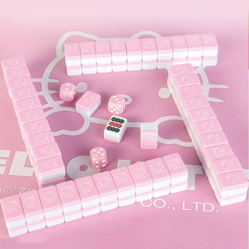 22MM Kawaii Sanrio Hello Kitty Mahjong Cat Head Board Game Entertainment Playing Cards Strategy Game Mini Portable Kids Toy Gift
22MM Kawaii Sanrio Hello Kitty Mahjong Cat Head Board Game Entertainment Playing Cards Strategy Game Mini Portable Kids Toy Gift
