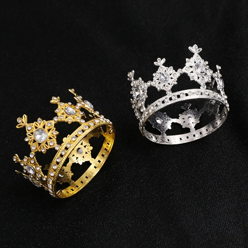 

Детские кристаллы для короны со стразами, мини-тиара, свадебная повязка на голову, украшение для дня рождения принцессы для