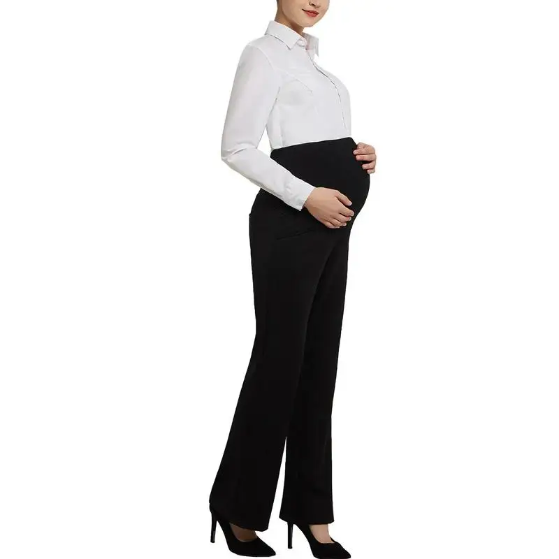 

Женские брюки для беременных эластичные Капри с завышенной талией повседневные удобные брюки на животе брюки для беременных
