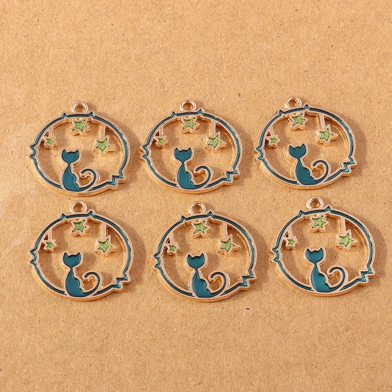 10pcs Cute Enamel Animal Cat Pendants Charms for Making Earrings Necklace Bracelet DIY Jewelry Accessories Supplies
10pcs Cute Enamel Animal Cat Pendants Charms for Making Earrings Necklace Bracelet DIY Jewelry Accessories Supplies