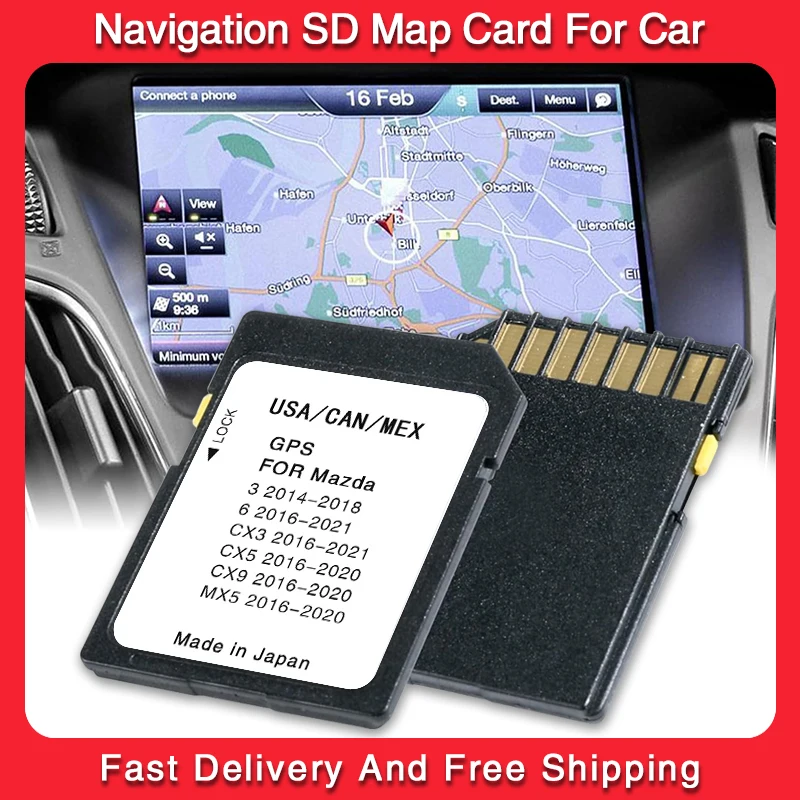 8GB Memory Card GPS for Mazda 6 CX-3 CX-5 CX-9 MX-5 Connect Navigation USA/CAN/MEX Maps Update Data 2023 GPS Fast Delivery
8GB Memory Card GPS for Mazda 6 CX-3 CX-5 CX-9 MX-5 Connect Navigation USA/CAN/MEX Maps Update Data 2023 GPS Fast Delivery