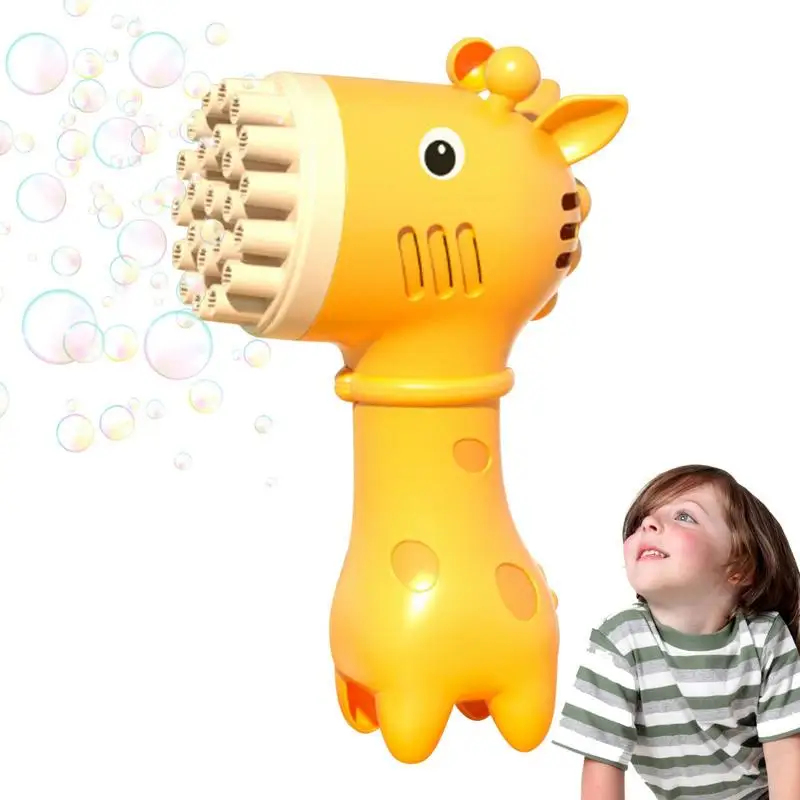

Bubble Machine Handheld Fan Kids Bubble Blower Boys Girls Outdoor Toys Children's Day Gift