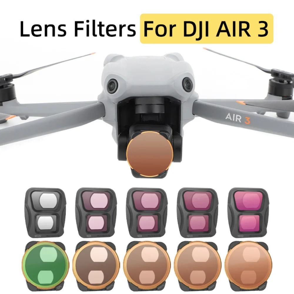 Аксессуары для дрона DJI Air 3, фильтр, протектор объектива, UV Polar CPL NDPL ND4 ND8 ND16 ND32 ND-PL
Аксессуары для дрона DJI Air 3, фильтр, протектор объектива, UV Polar CPL NDPL ND4 ND8 ND16 ND32 ND-PL