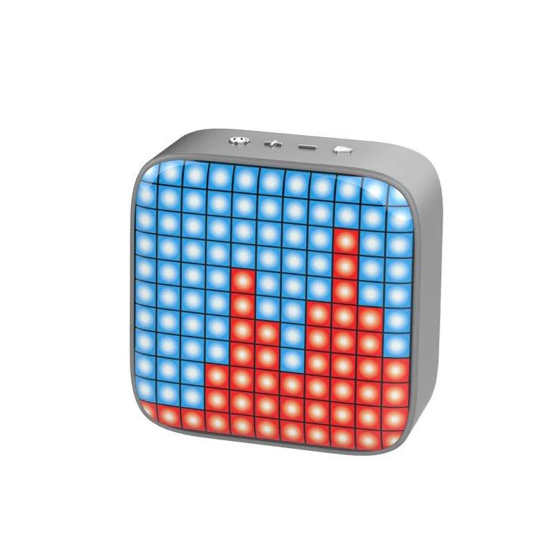 Wireless Portable Speaker With Led Display For Pixel Art Creation Unique Subwoofer With 5W Loud Stereo Sound, Outdoor Speakers
Wireless Portable Speaker With Led Display For Pixel Art Creation Unique Subwoofer With 5W Loud Stereo Sound, Outdoor Speakers