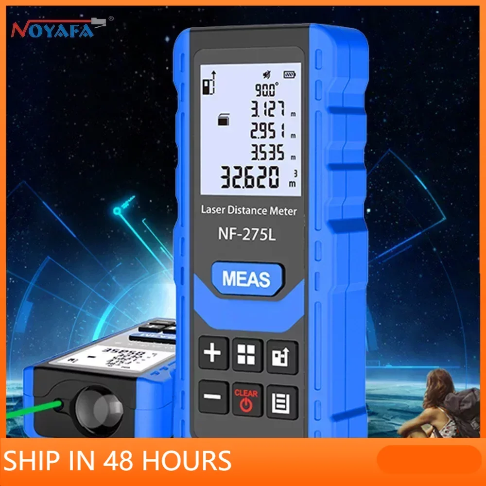

NF-275L laser distance meter Noyafa new 60M 100M rangefinder trena laser tape range finder build measure device ruler test tool