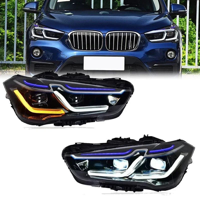 

Car LED Headlamp for BMW X1 F48 F49 2016 2017 2018 2019 Front LED Headlight Projector DRL Automotive Accessories