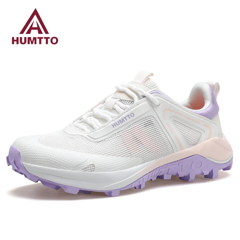 

HUMTTO Sneakers for Women Breathable Hiking Shoes Luxury Designer Anti-slip Sports Trekking Boots Outdoor Trail Women's Sneaker