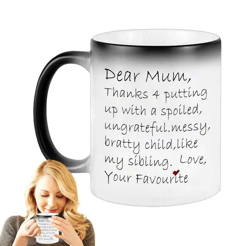 Керамическая кофейная кружка искусственная кофейная кружка керамическая для мамы Новинка меняющая цвет кружка для Дня матери 
Керамическая кофейная кружка искусственная кофейная кружка керамическая для мамы Новинка меняющая цвет кружка для Дня матери