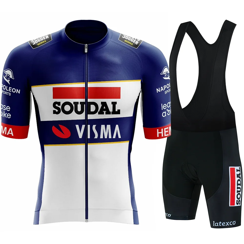 Комплект одежды для велоспорта Visma Soudal 2024, Красная команда, летняя одежда для велоспорта, мужские рубашки для дорожного велосипеда, костюм, велосипедные шорты с нагрудником, MTB Maillot
Комплект одежды для велоспорта Visma Soudal 2024, Красная команда, летняя одежда для велоспорта, мужские рубашки для дорожного велосипеда, костюм, велосипедные шорты с нагрудником, MTB Maillot