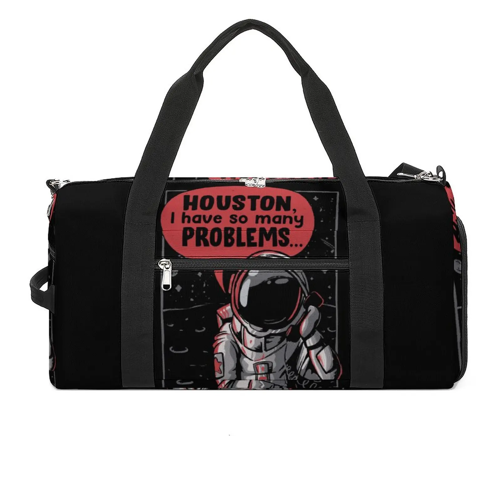 Houston I Have So Many Problems Gym Bag Funny Astronaut Travel Sports Bags Couple Design Retro Fitness Bag Outdoor Handbags
Houston I Have So Many Problems Gym Bag Funny Astronaut Travel Sports Bags Couple Design Retro Fitness Bag Outdoor Handbags