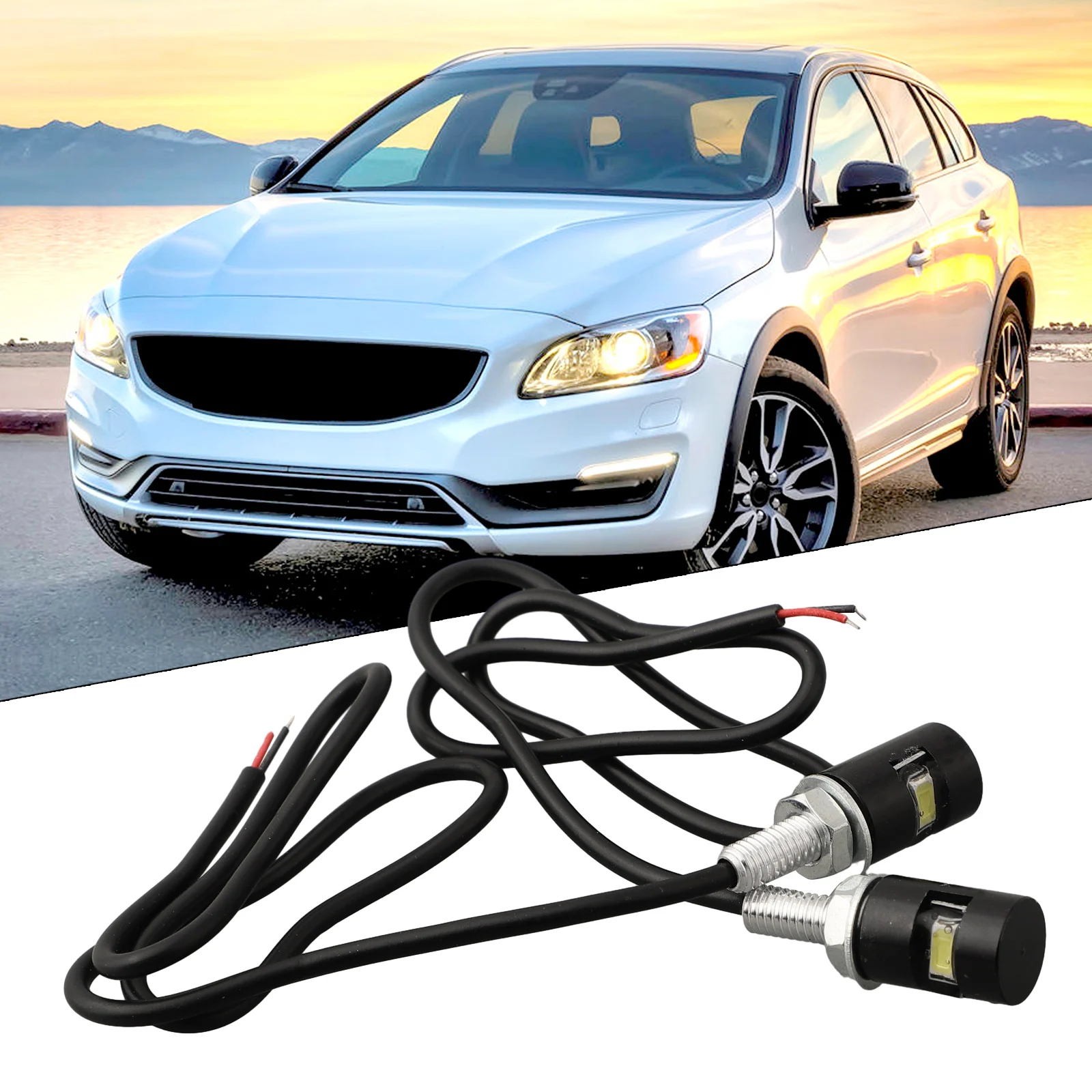 2Pcs Car Motorcycle Number License Plate Lights 12V LED Auto Tail Bolt Lamps White 5630 SMD Universal Motorcycle Accessories
2Pcs Car Motorcycle Number License Plate Lights 12V LED Auto Tail Bolt Lamps White 5630 SMD Universal Motorcycle Accessories