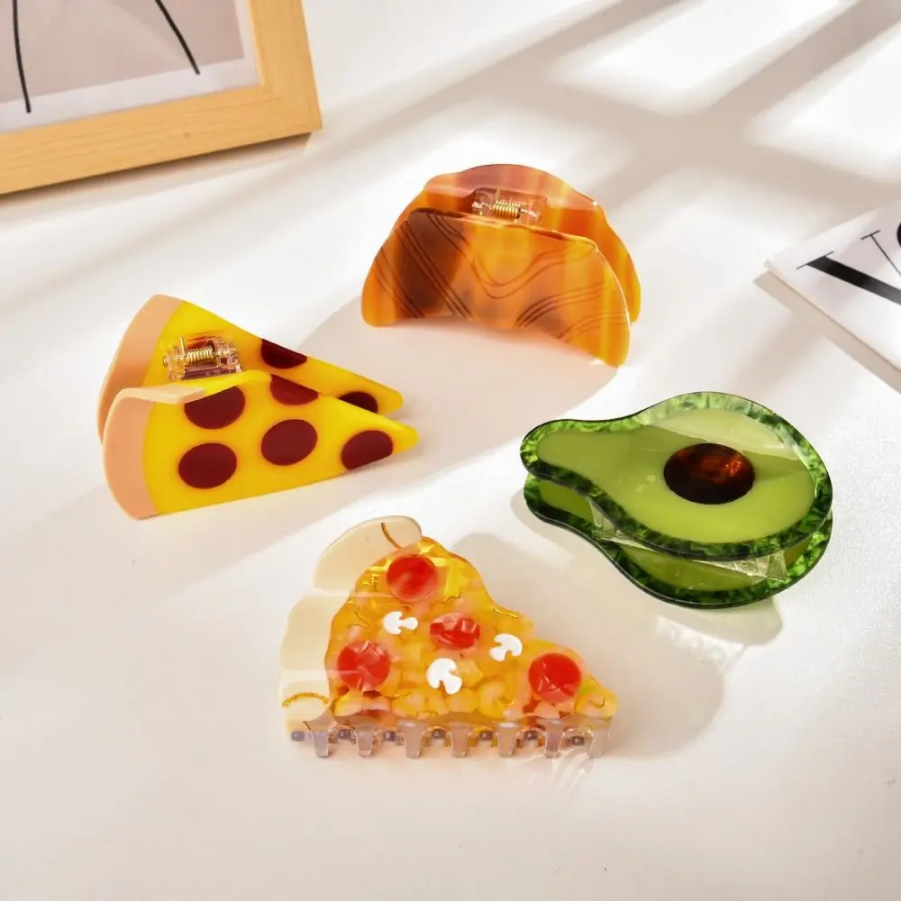 Food Acetic Acid Hair Claw Clip For Women Peanut Hairpins Korean Style Avocado Croissant Barrette Hair Accessories
Food Acetic Acid Hair Claw Clip For Women Peanut Hairpins Korean Style Avocado Croissant Barrette Hair Accessories