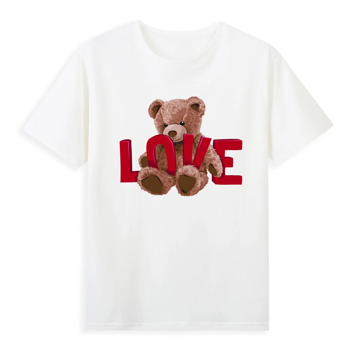 Love Teddy Bear T-shirt Cool Summer Women Clothing Hot Sale Brand Shirt Fashion Top Tees A0187
Love Teddy Bear T-shirt Cool Summer Women Clothing Hot Sale Brand Shirt Fashion Top Tees A0187