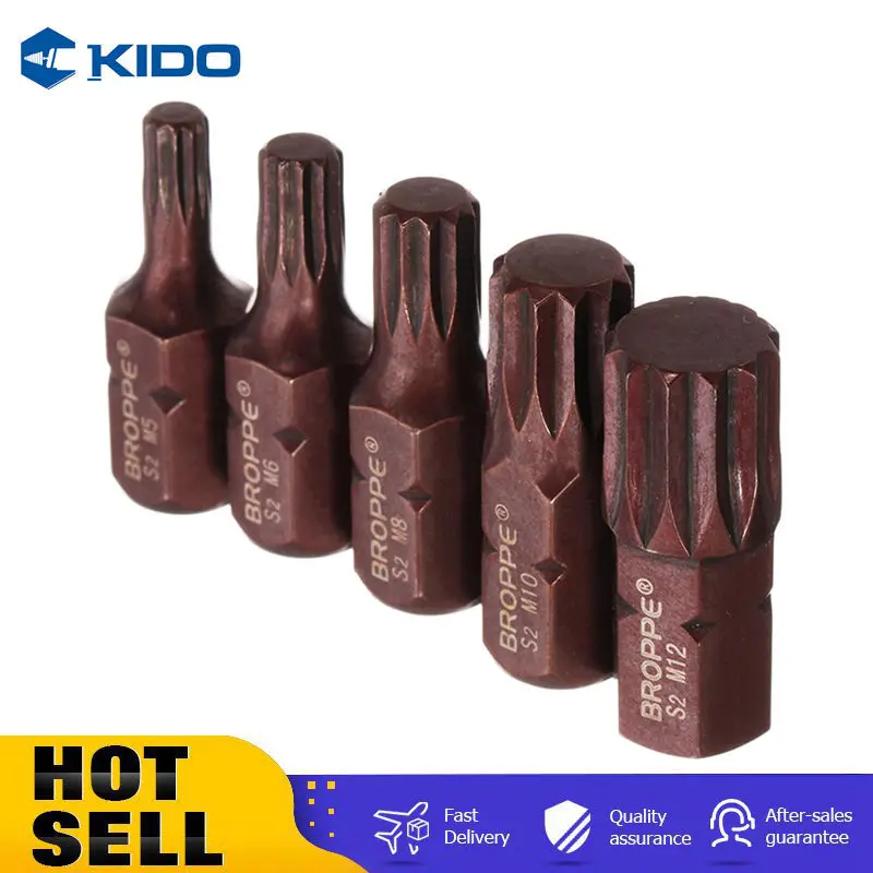 5pcs M5-M12 30mm Star Screwdriver Bit 10mm Hex Shank for Impact Screwdriver M5 M6 M8 M10 M12
5pcs M5-M12 30mm Star Screwdriver Bit 10mm Hex Shank for Impact Screwdriver M5 M6 M8 M10 M12
